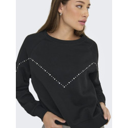 JDY Lena L/S Sweatshirt - Sort