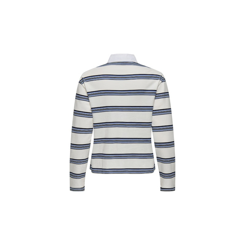 JDY Darling L/S Polo - Cloud Dancer / Mix Colors