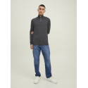 JACK & JONES Emil Strik Pullover - Dark Grey Melange