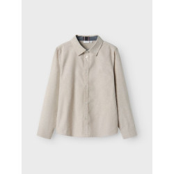 NAME IT KIDS Newsa L/S Skjorte - Pure Cashmere