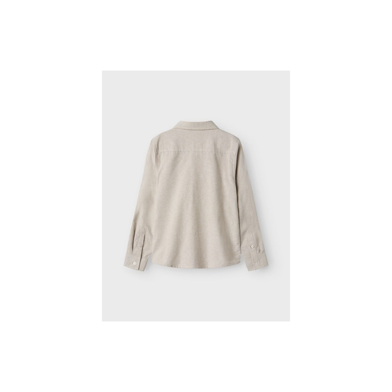 NAME IT KIDS Newsa L/S Skjorte - Pure Cashmere