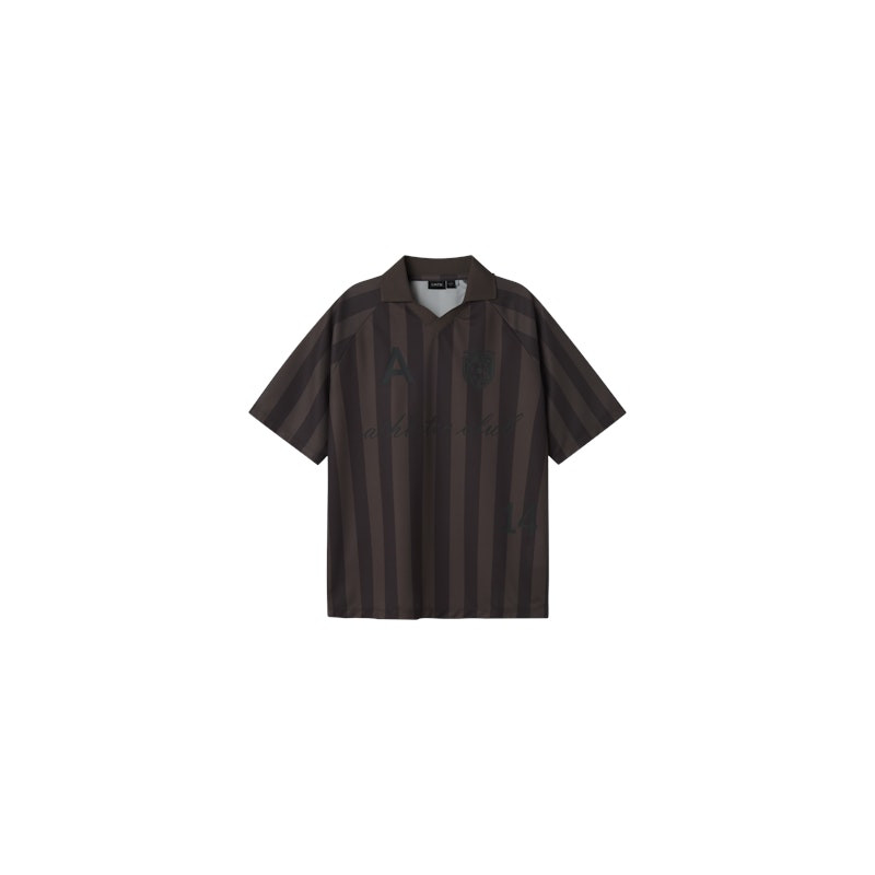 LMTD Naclub Football Polo - Chocolate Brown