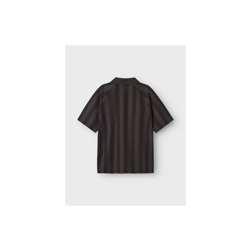 LMTD Naclub Football Polo - Chocolate Brown