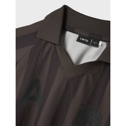 LMTD Naclub Football Polo - Chocolate Brown