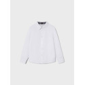 NAME IT Kids Newsa L/S Skjorte - Bright White