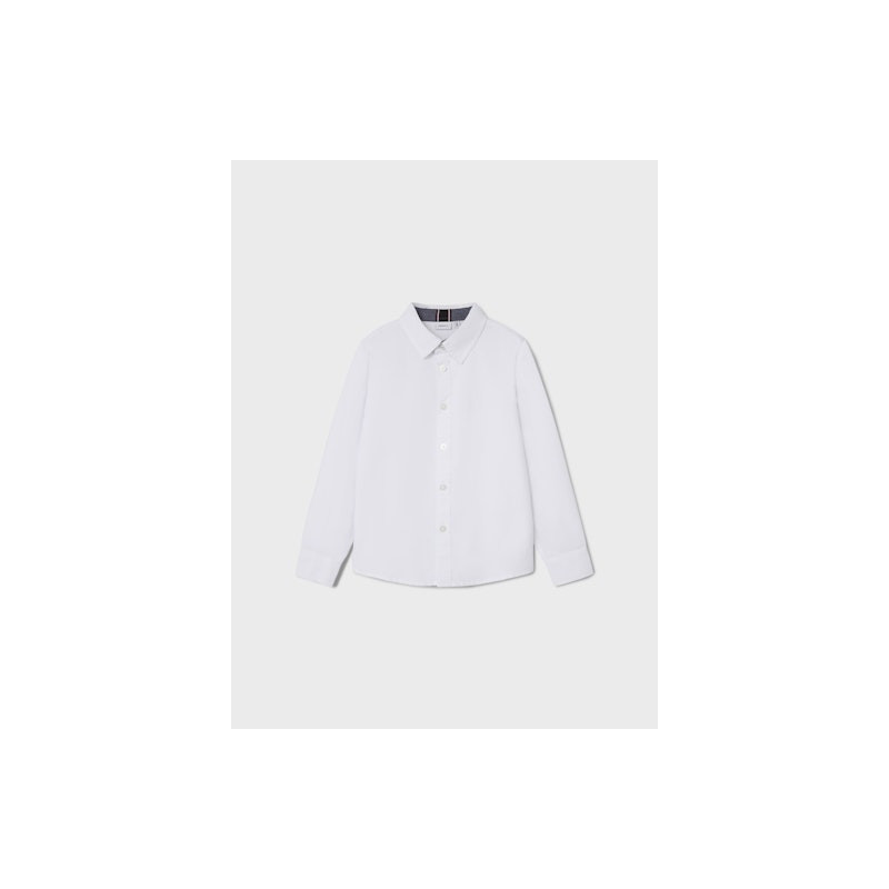 NAME IT Kids Newsa L/S Skjorte - Bright White