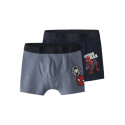 NAME IT MINI Ovile Spiderman 2-pak Boxershorts - Navy Blazer / Flint Stone