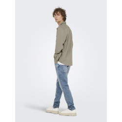 ONLY & SONS Mark Overshirt - Vintage Khaki