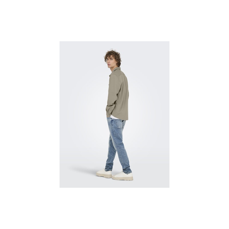 ONLY & SONS Mark Overshirt - Vintage Khaki