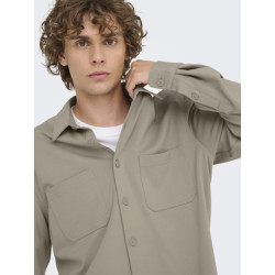 ONLY & SONS Mark Overshirt - Vintage Khaki