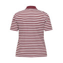 ONLY CARMAKOMA Velia S/S Polo - Ruby Wine / Cloud Dancer