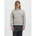 JACK & JONES Soho Ollie Strik Sweater - Light Grey Melange
