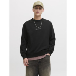 JACK & JONES Norrebro Broderet Sweatshirt - Sort