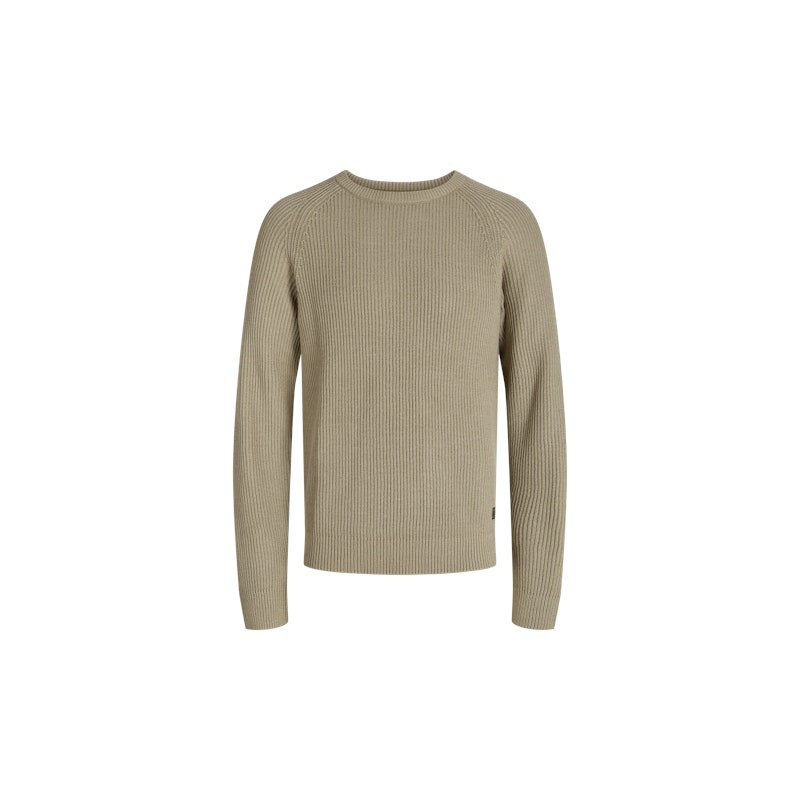 JACK & JONES Pannel Strik Sweater - Crockery