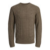 JACK & JONES Sean Kabelstrik Pullover -  Malt Ball