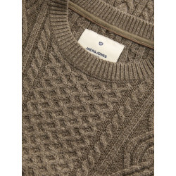 JACK & JONES Sean Kabelstrik Pullover -  Malt Ball