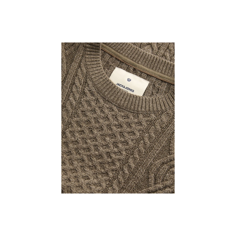 JACK & JONES Sean Kabelstrik Pullover -  Malt Ball