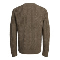 JACK & JONES Sean Kabelstrik Pullover -  Malt Ball