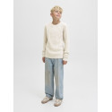 JACK & JONES JUNIOR Sean Kabelstrik Pullover - Silver Lining