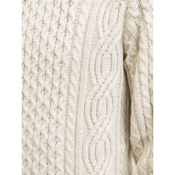 JACK & JONES JUNIOR Sean Kabelstrik Pullover - Silver Lining