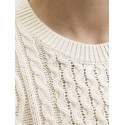 JACK & JONES JUNIOR Sean Kabelstrik Pullover - Silver Lining