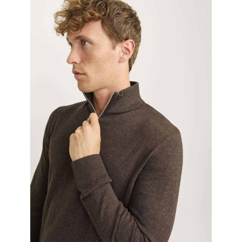 JACK & JONES Emil Strik Pullover - Mulch / Twist