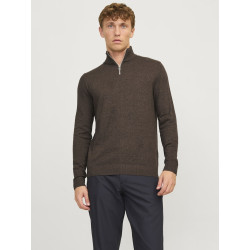 JACK & JONES Emil Strik Pullover - Mulch / Twist