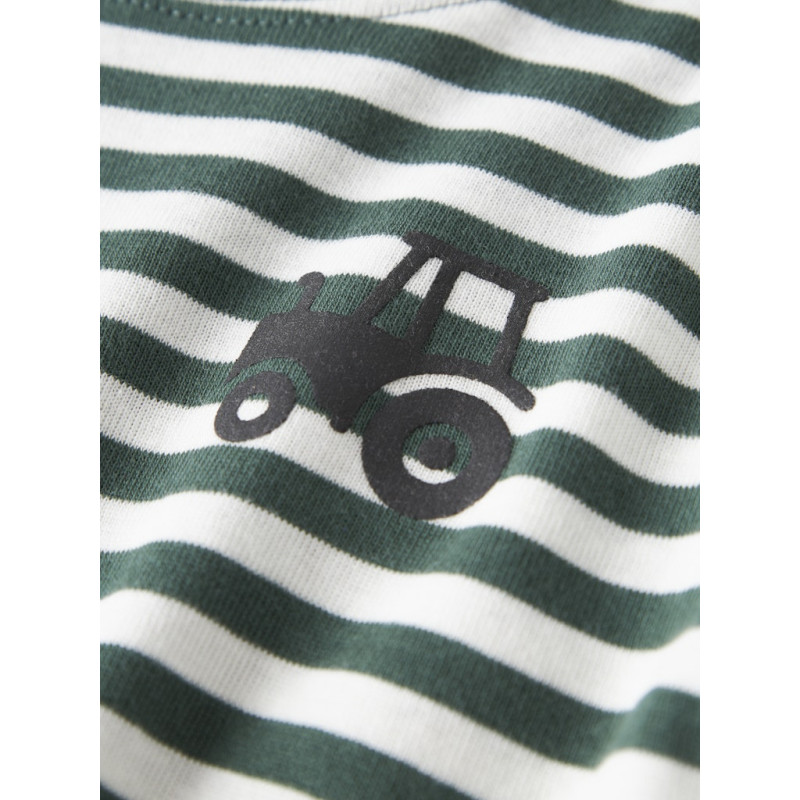 NAME IT MINI Villy L/S BLuse - Garden Topiary / Tractor