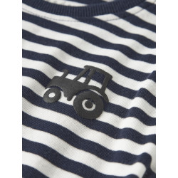 NAME IT MINI Villy L/S BLuse - Navy Blazer / Tractor