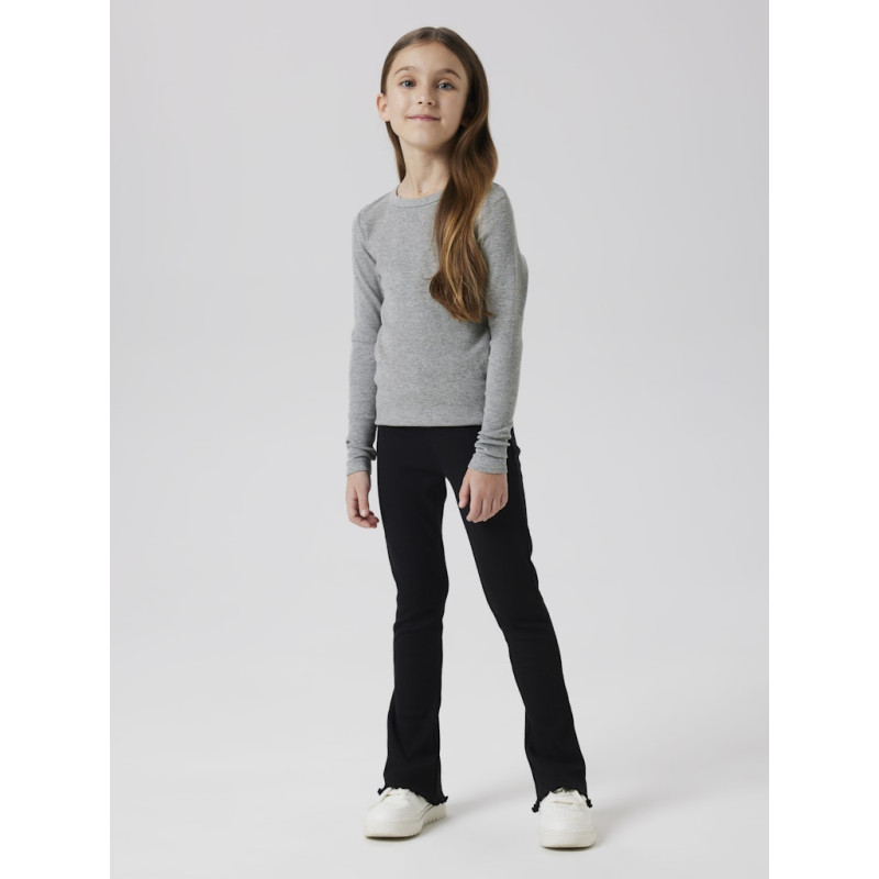 NAME IT KIDS Nakal Bootcut Leggings - Sort