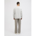 JACK & JONES Norrebro Broderet Sweatshirt - White Melange