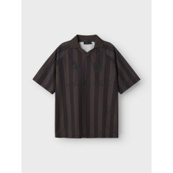 LMTD Naclub Football Polo - Chocolate Brown