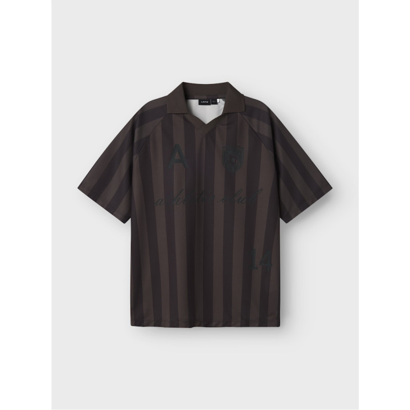 LMTD Naclub Football Polo - Chocolate Brown