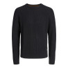 JACK & JONES Pannel Strik Sweater - Sort