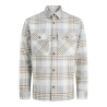JACK & JONES Rayle Melange Ternet Overshirt - Ermine