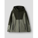 NAME IT KIDS Alfa08 Softshell Jakke - Dusty Olive
