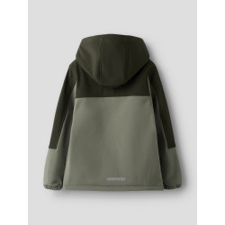NAME IT KIDS Alfa08 Softshell Jakke - Dusty Olive