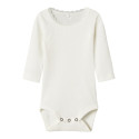 NAME IT Baby Kab L/S Bodystocking - Cloud Dancer