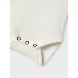 NAME IT Baby Kab L/S Bodystocking - Cloud Dancer