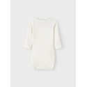 NAME IT Baby Kab L/S Bodystocking - Cloud Dancer