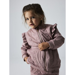 NAME IT MINI Moon Quiltet Glitter Sæt - Woodrose