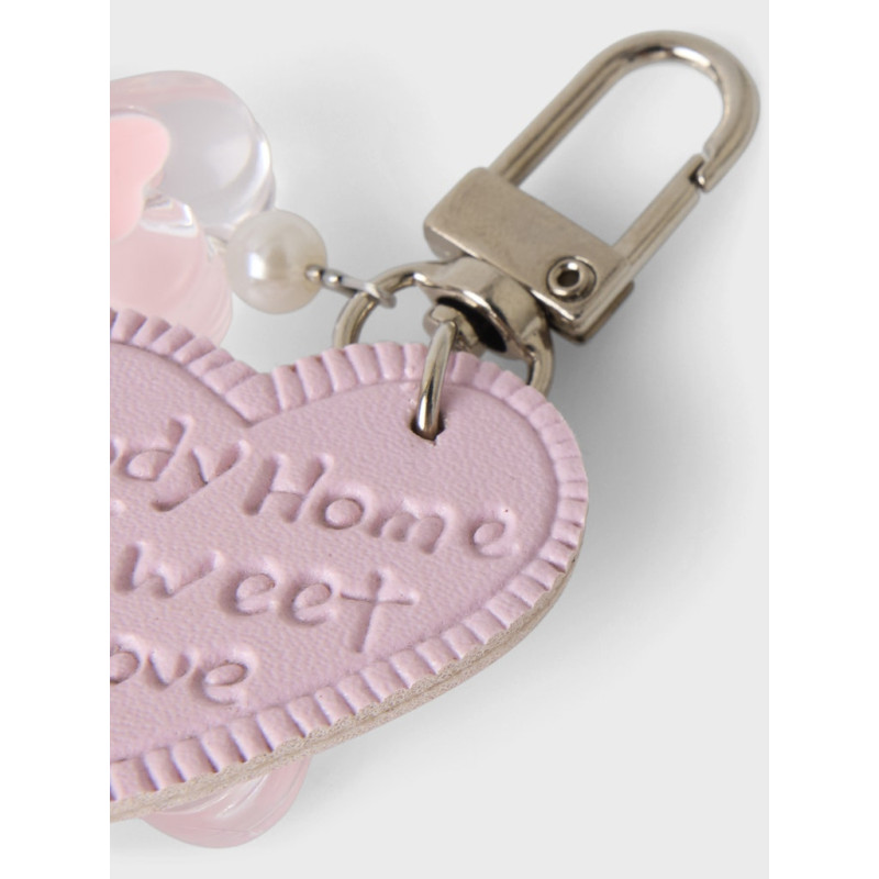 NAME IT KIDS Olulu Nøglering - Sweet Dreams / Pink Hearts