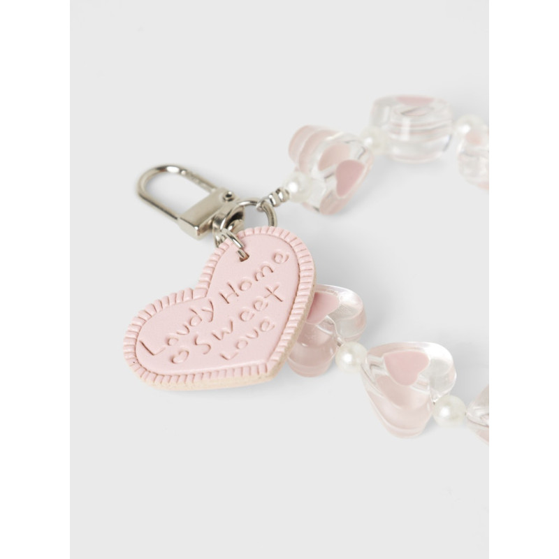 NAME IT KIDS Olulu Nøglering - Sweet Dreams / Pink Hearts