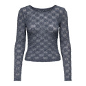 ONLY Lola L/S Blonde Bluse - Ombre Blue