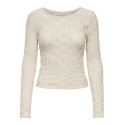 ONLY Lola L/S Blonde Bluse - Birch
