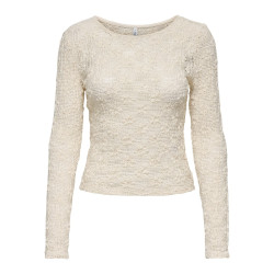 ONLY Lola L/S Blonde Bluse - Birch