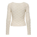 ONLY Lola L/S Blonde Bluse - Birch