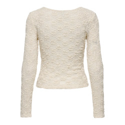 ONLY Lola L/S Blonde Bluse - Birch