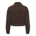 ONLY Anlie-Animal Jakke - Chicory Coffee / Black Leo