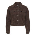 ONLY Anlie-Animal Jakke - Chicory Coffee / Black Leo